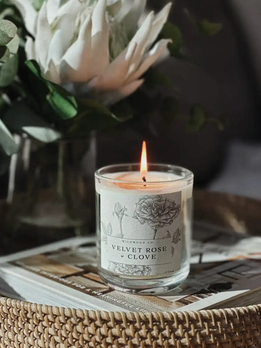 Wildwood Candle - Velvet Rose + Clove